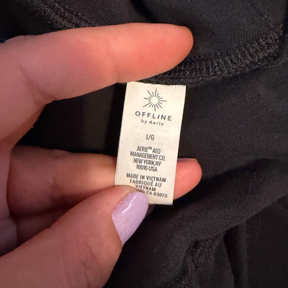Aerie Offline Black Leggings